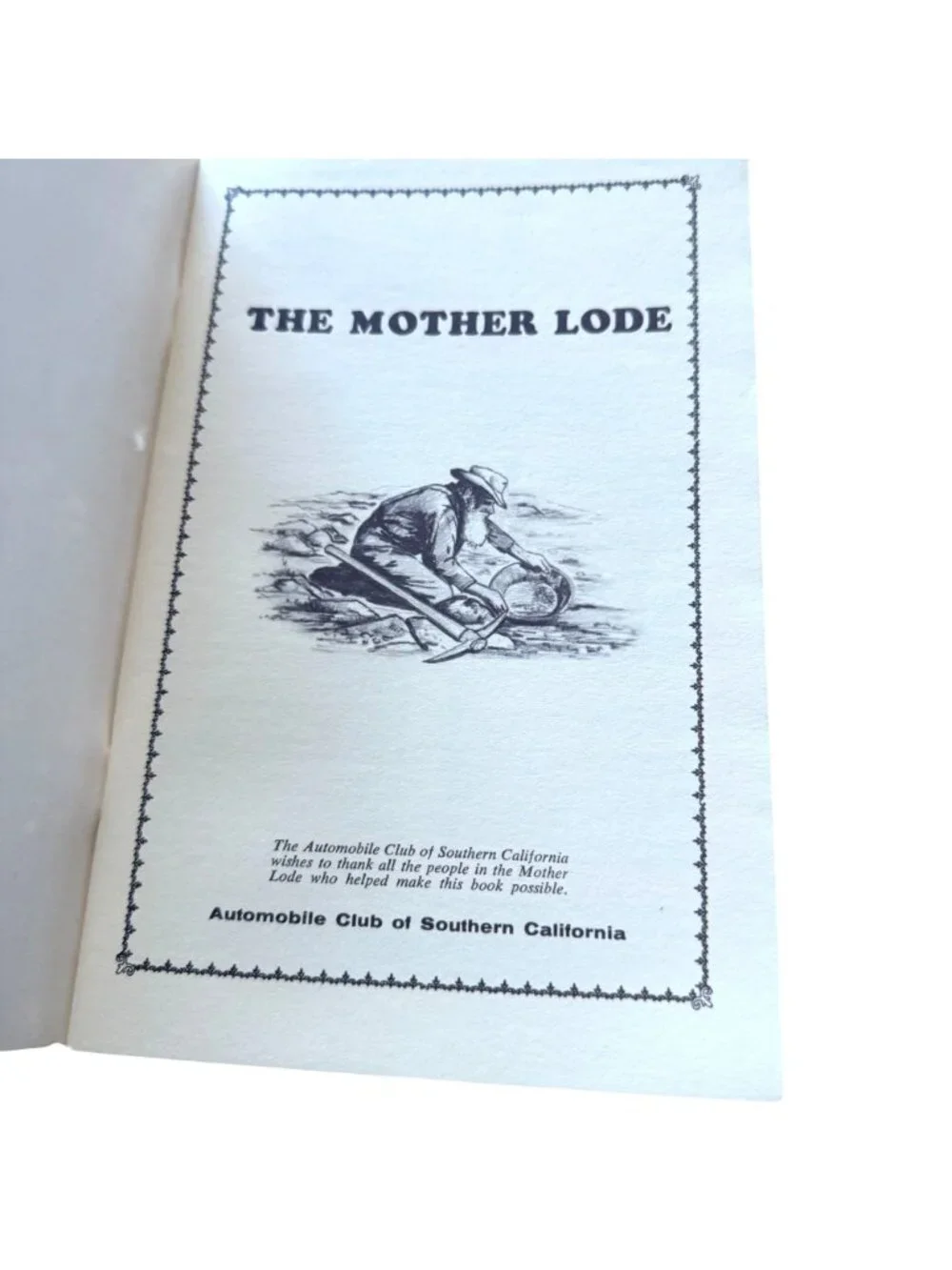 The Mother Lode 1978 Guidebook VTG Automobile Club Of Southern California Maps - Picture 2 of 7
